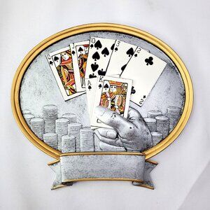 Legend Texas Hold'em Poker 3-D Trophy Plaque 8.25" x 7.5" PDU 2006